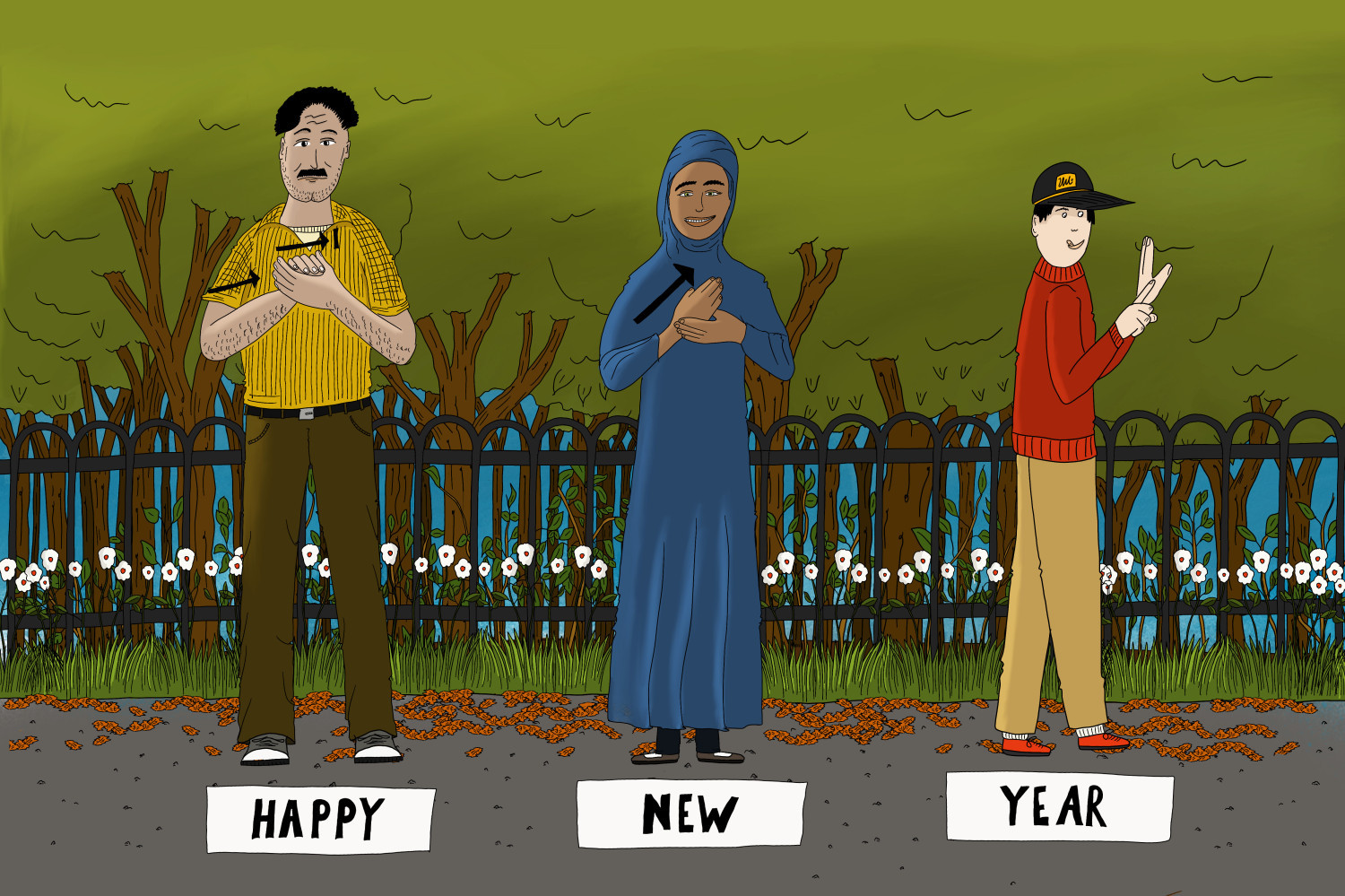 Makaton New Year. January, 2024