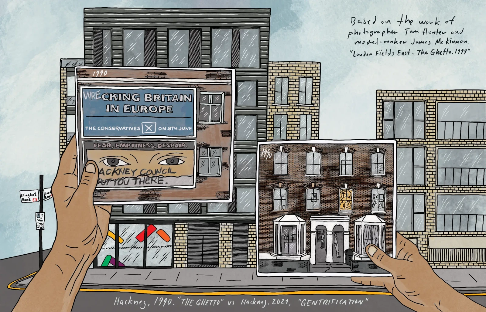 London Fields. July 2021