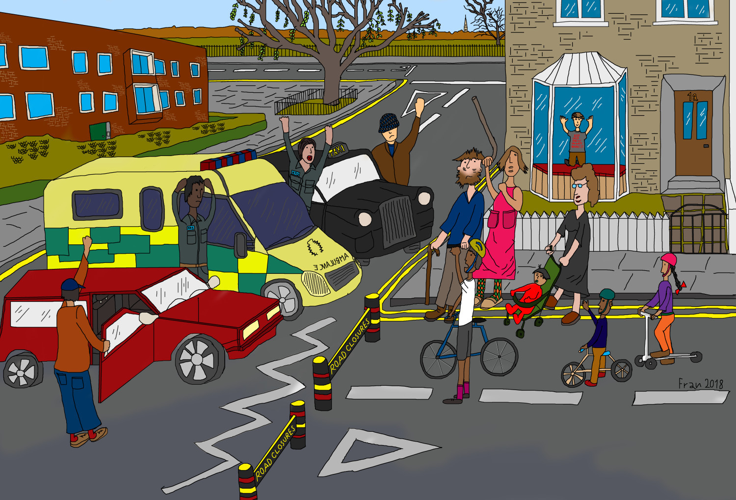 Road rage. February, 2018