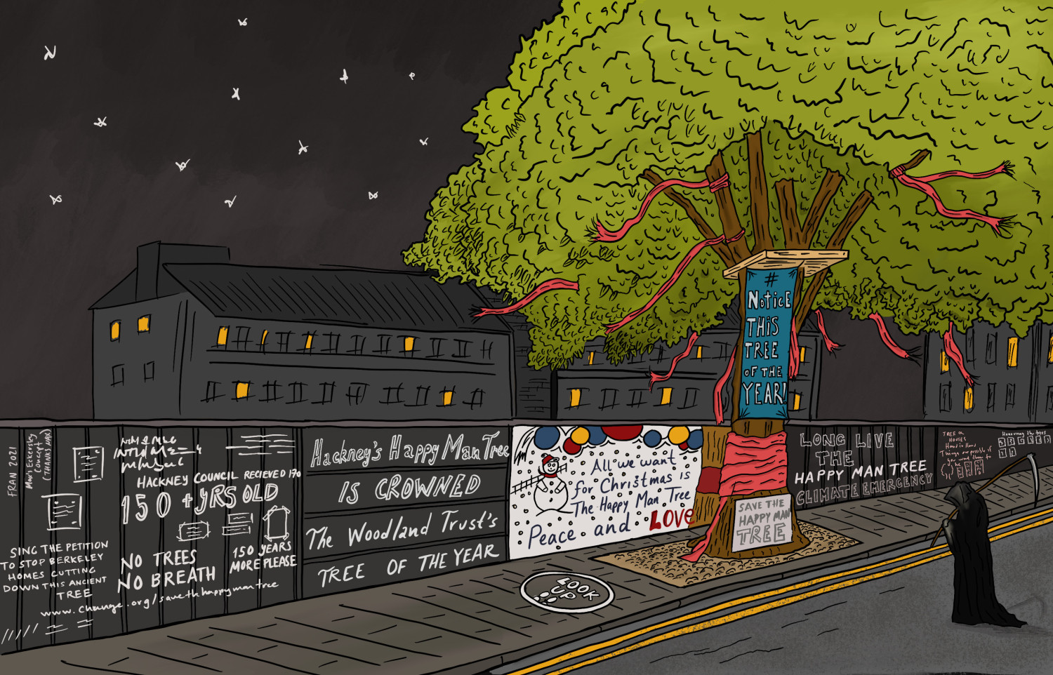 Happy Tree Man. Januray, 2021