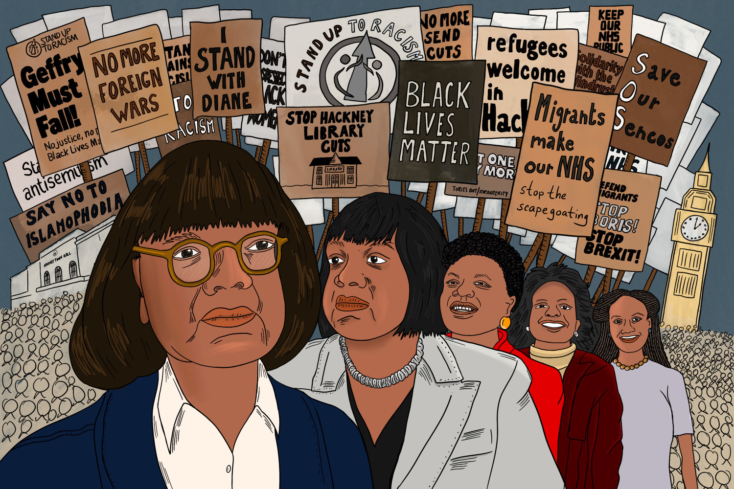 Diane Abbot. April, 2024