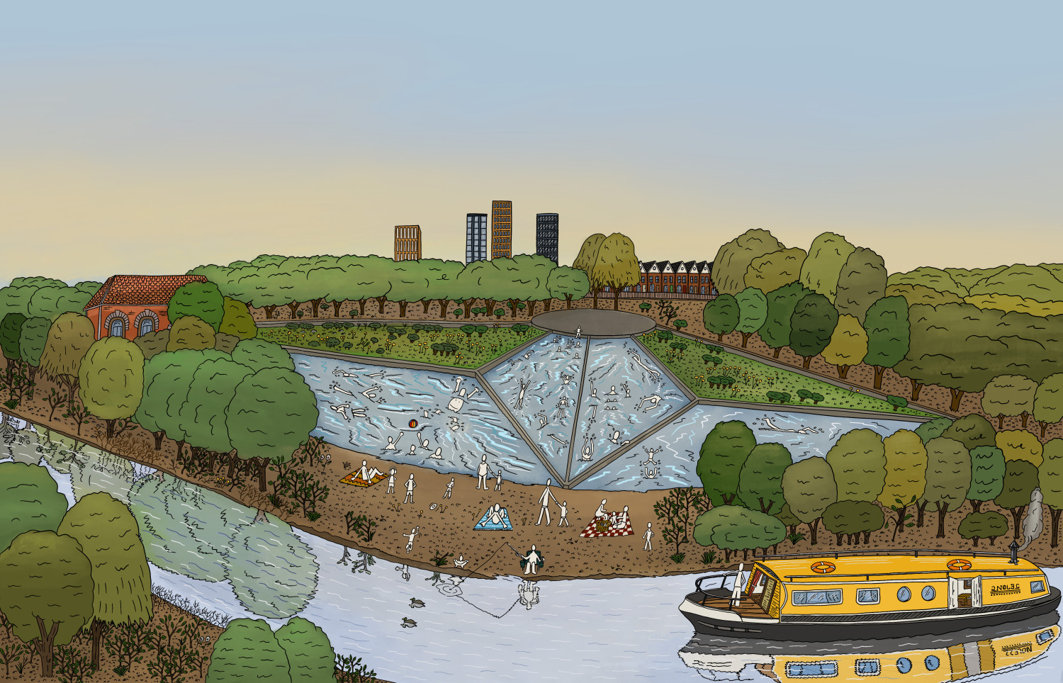 The Ponds. March, 2023