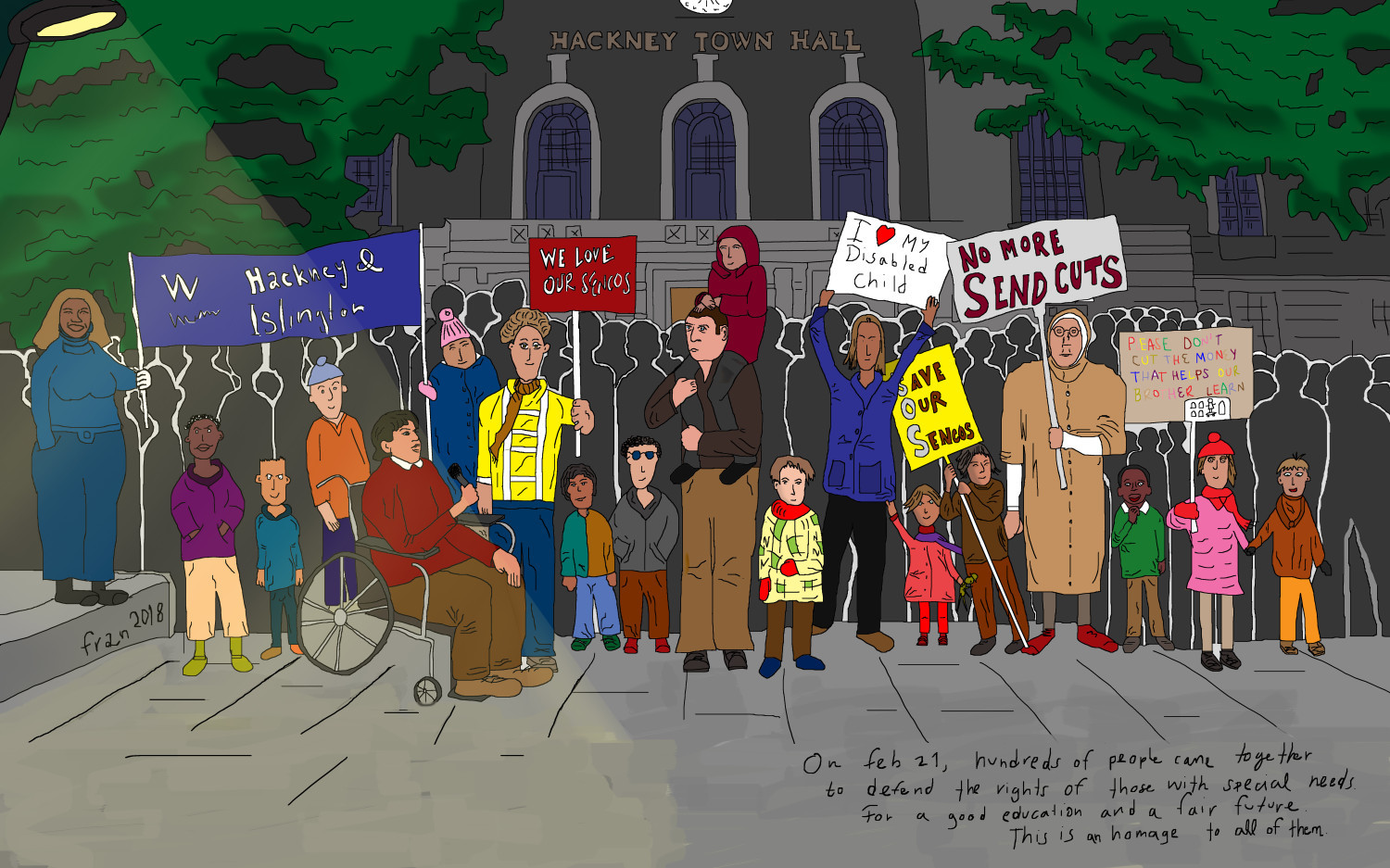 Stop SEND Cuts. April, 2018