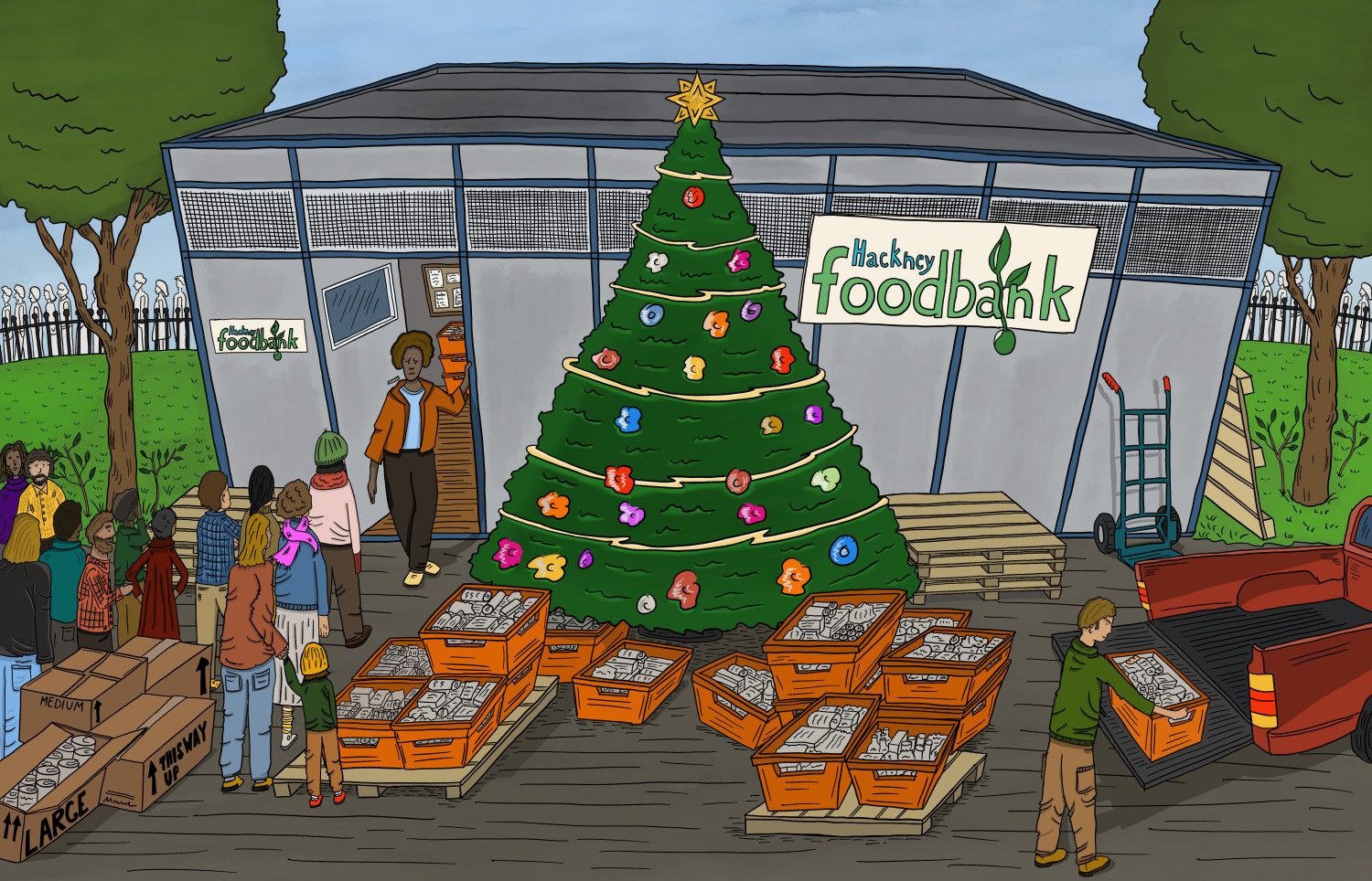 Foodbank. December, 2022