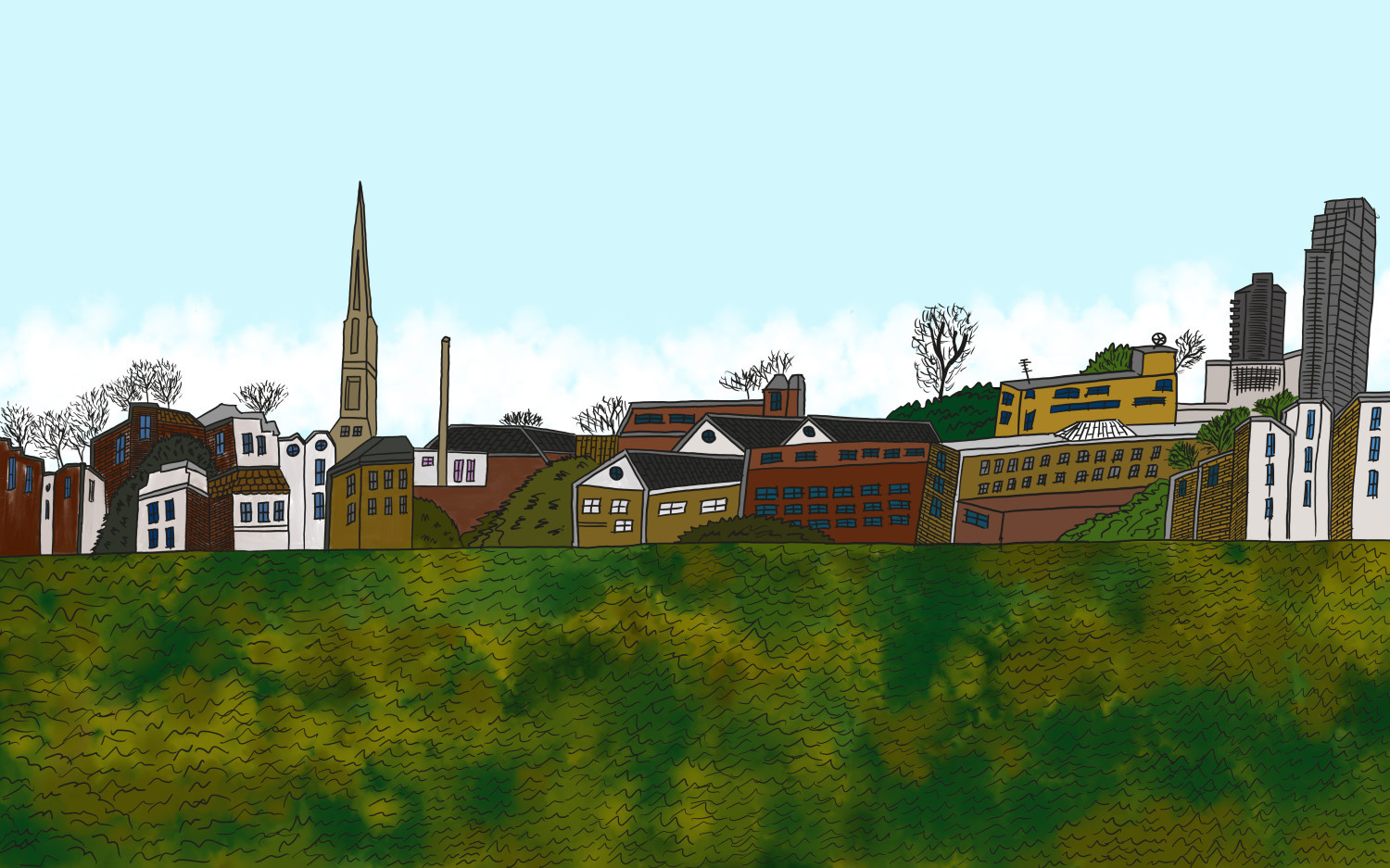 A Veiw From the Wetlands. January, 2019